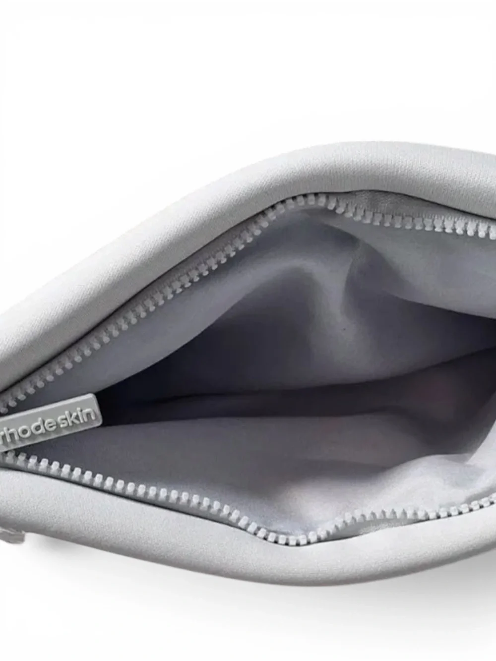 New Rhode Skin Gray Makeup Bubble Bag - Regular Size (not mini)
